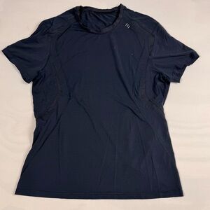 Lululemon Metal Vent Tech Short Sleeve T-shirt Dark Blue Mens L *older version*